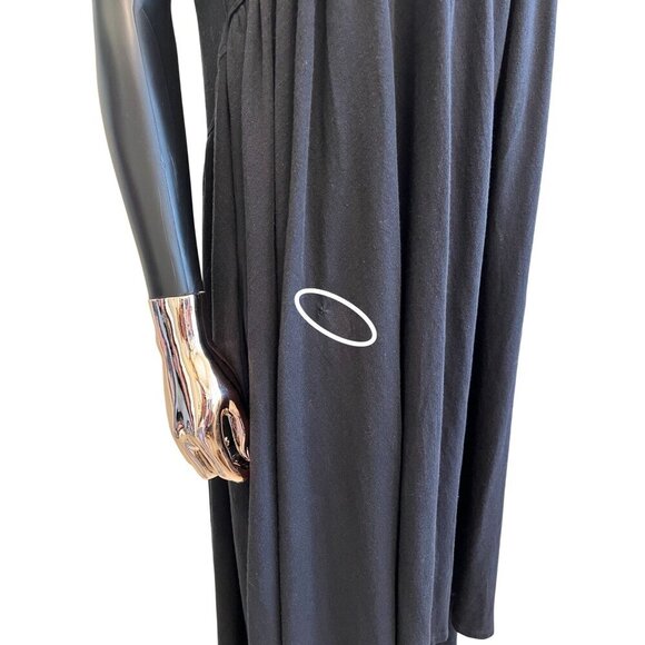 🆕 Free People Beach Madelyn Midi Dress Sleeveless in Black Size Small - Picture 10 of 11